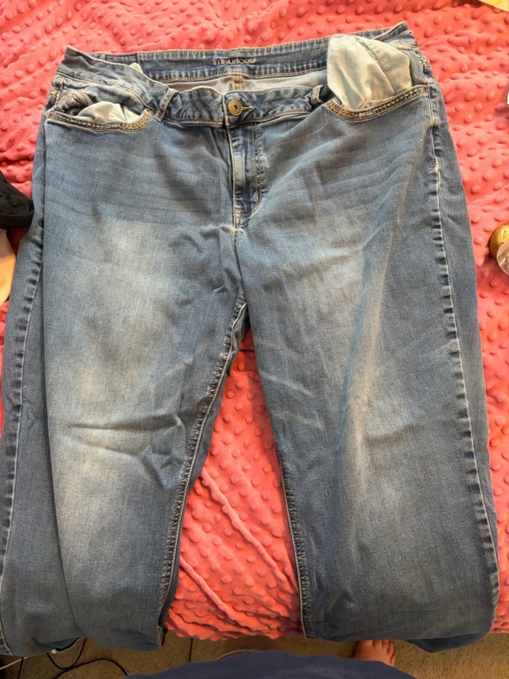 Maurices Light Blue Boot Cut Jeans